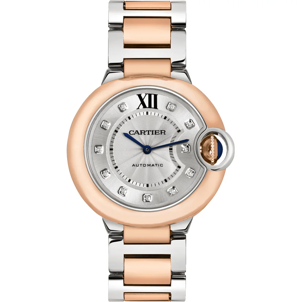 Cartier Ballon Bleu 36mm Steel Rose gold